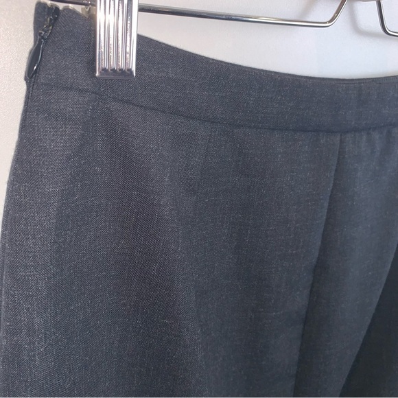 Vintage Agnes B. Charcoal Grey Wool Pencil Skirt Lined sz US 8 / FR 40 - Picture 4 of 8